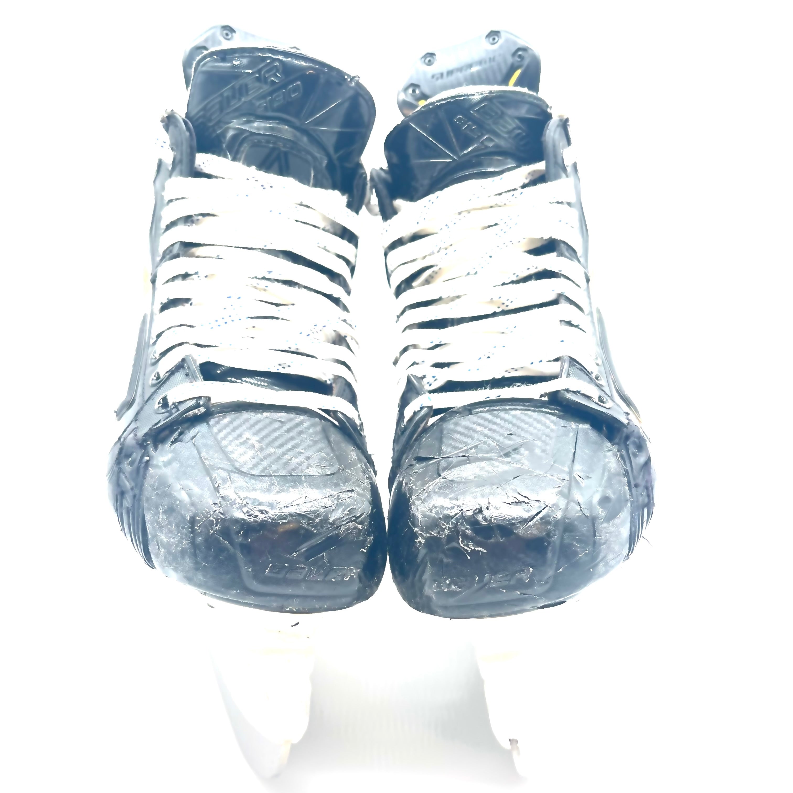 Patins de hockey Bauer Supreme Ultrasonic d'occasion de la LNH (tailles 9.5E/9.375E)